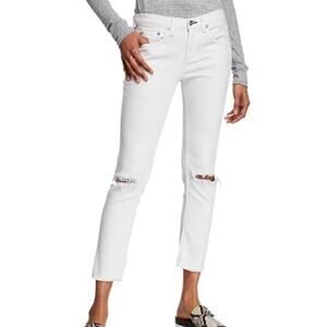 Rag & Bone Women's White Capri Jeans Size 25. NEW!